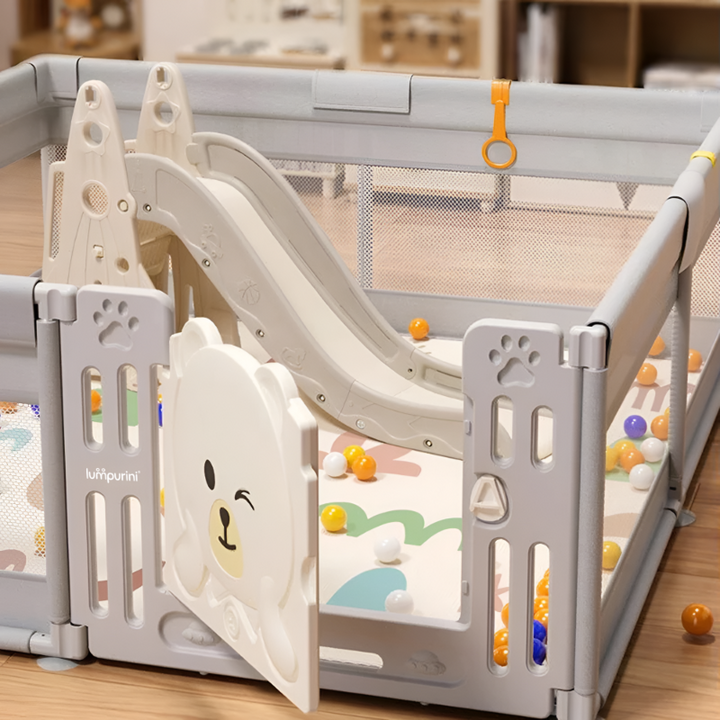BABY PLAYPEN 120X180 – SAFE ACTIVITY CENTER & PLAY AREA WITH DOOR