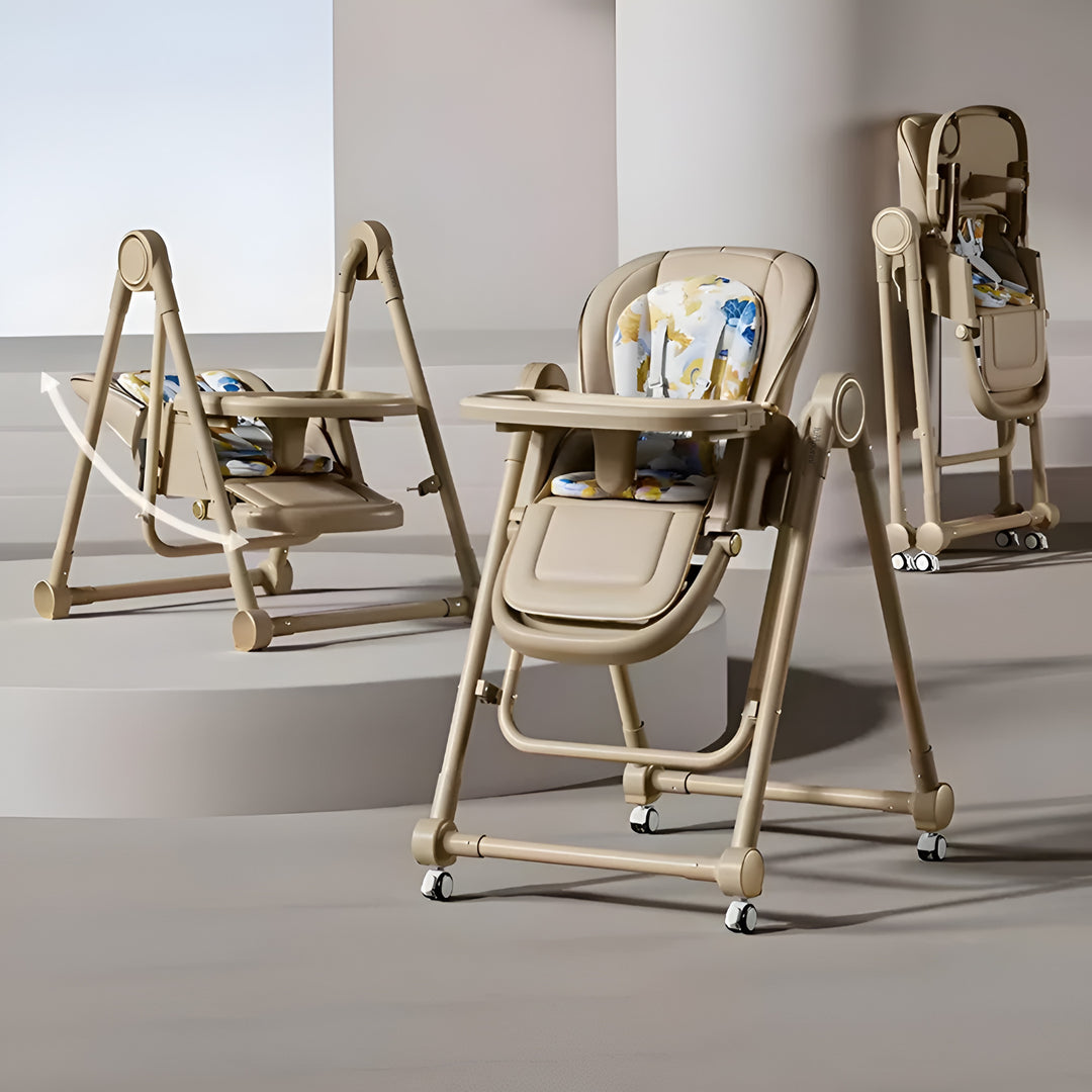 3-IN-1 BABY HIGH CHAIR: RECLINER, BOUNCER, AND ADJUSTABLE FEEDING CHAIR
