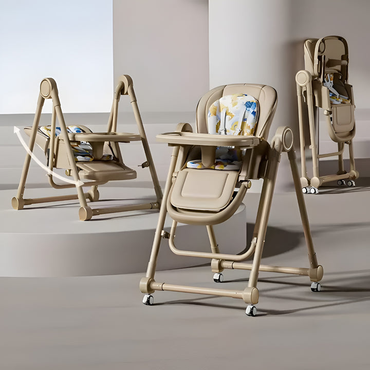 3-IN-1 BABY HIGH CHAIR: RECLINER, BOUNCER, AND ADJUSTABLE FEEDING CHAIR