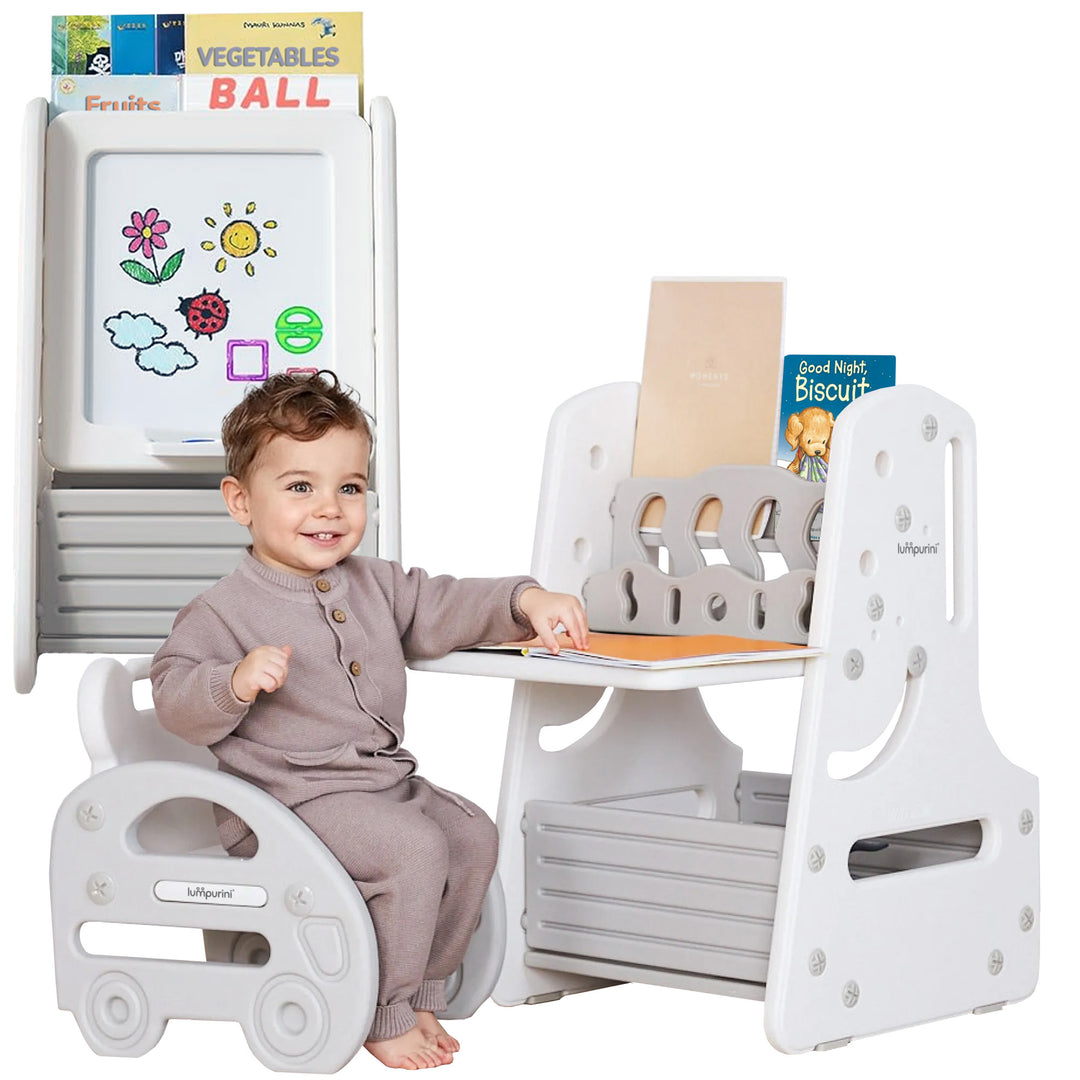 MULTIFUNCTIONAL CHILDREN'S TABLE AND CHAIR SET – LEARNING AND CREATIVITY SET