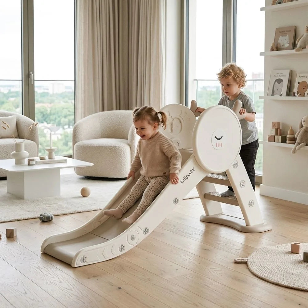 KIDS' INDOOR & GARDEN SLIDE: STURDY, FOLDABLE, AND SAFE PLAYSET