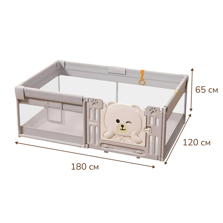BABY PLAYPEN 120X180 – SAFE ACTIVITY CENTER & PLAY AREA WITH DOOR