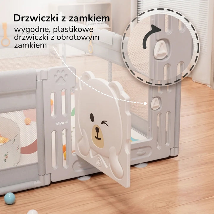 BABY PLAYPEN 150X180 – SAFE ACTIVITY CENTER & PLAY AREA WITH DOOR