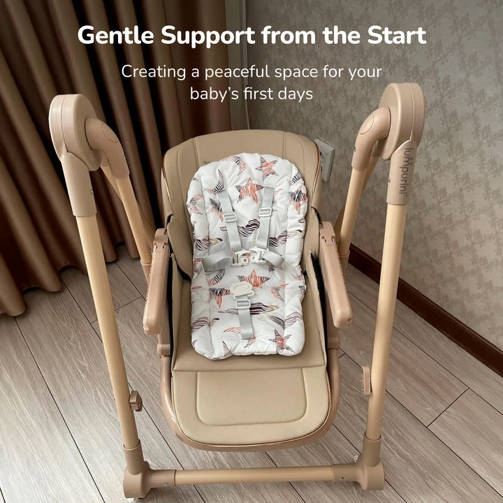 3-IN-1 BABY HIGH CHAIR: RECLINER, BOUNCER, AND ADJUSTABLE FEEDING CHAIR