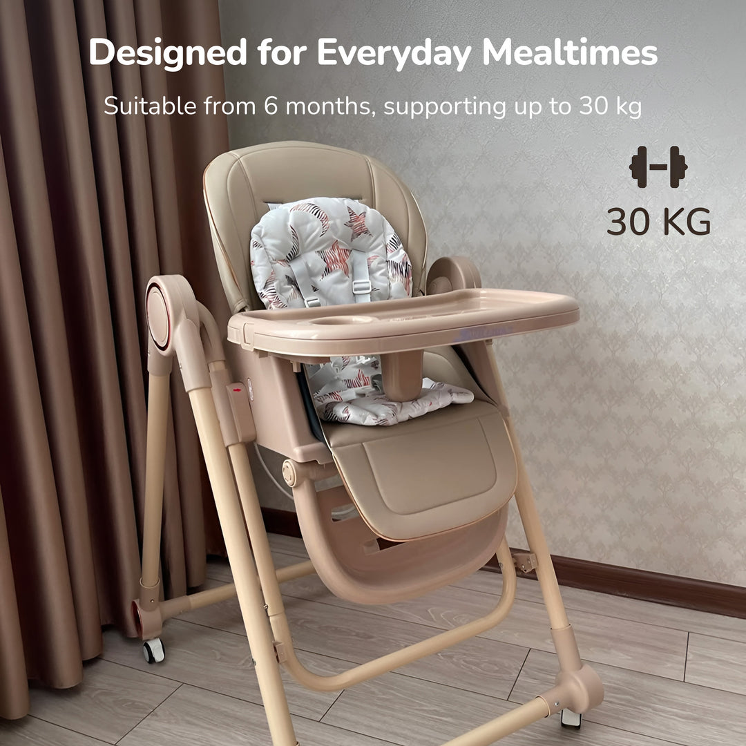 3-IN-1 BABY HIGH CHAIR: RECLINER, BOUNCER, AND ADJUSTABLE FEEDING CHAIR