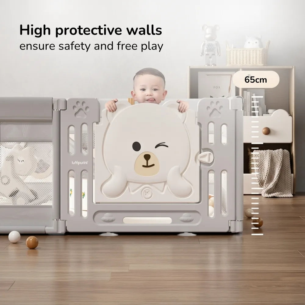BABY PLAYPEN 150X180 – SAFE ACTIVITY CENTER & PLAY AREA WITH DOOR