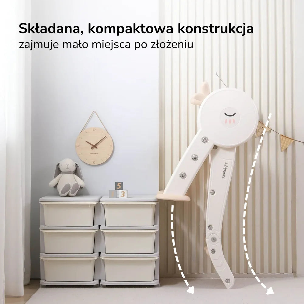 Zjeżdżalnia dla dzieci Lumpurini Pomposa – plastikowa ślizgawka ze schodkami do domu i ogrodu