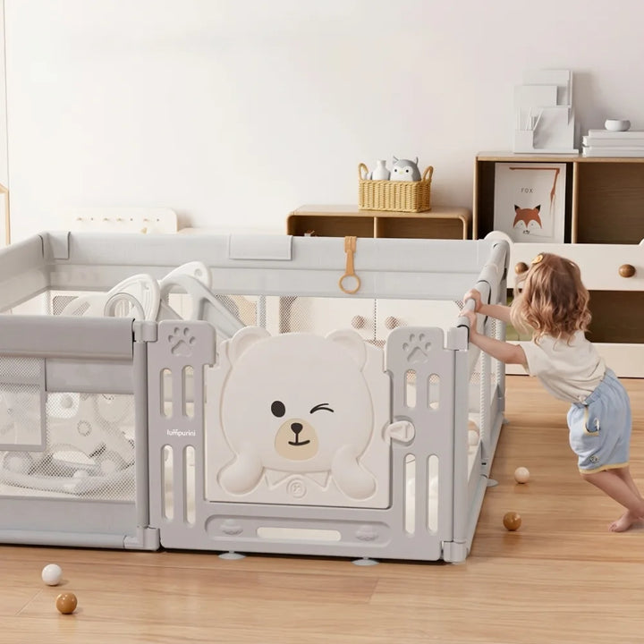 BABY PLAYPEN 150X180 – SAFE ACTIVITY CENTER & PLAY AREA WITH DOOR