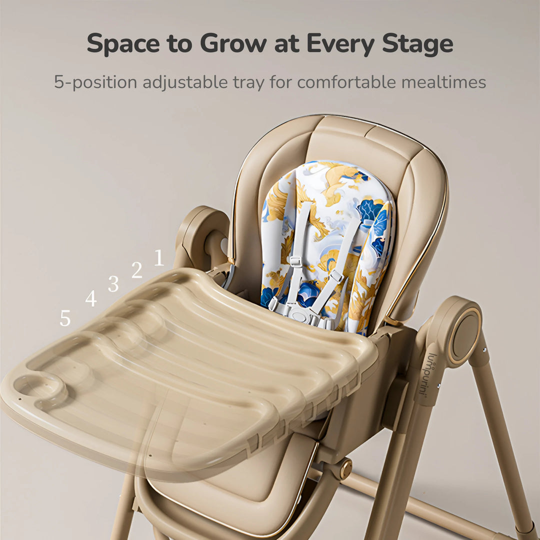 3-IN-1 BABY HIGH CHAIR: RECLINER, BOUNCER, AND ADJUSTABLE FEEDING CHAIR