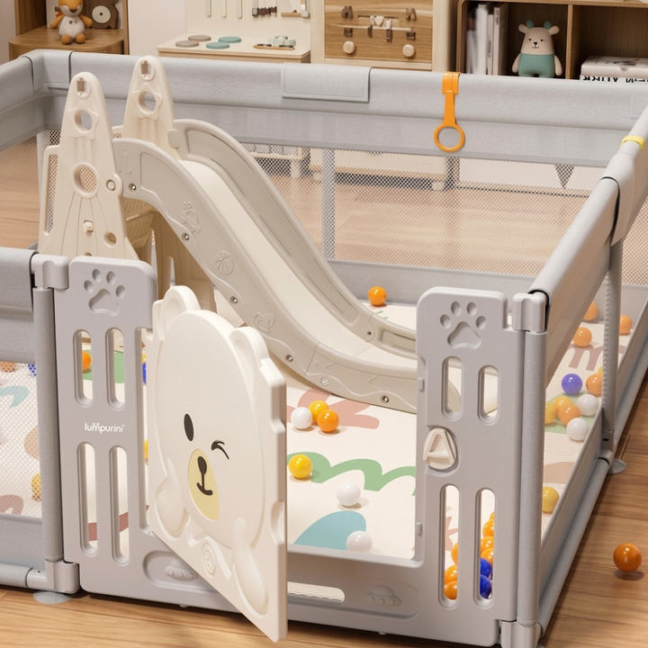 BABY PLAYPEN 150X180 – SAFE ACTIVITY CENTER & PLAY AREA WITH DOOR