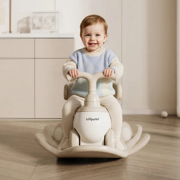 4-IN-1 ROCKING HORSE RIDE-ON TOY – BALANCE BIKE & RIDE-ON WITH PUSH HANDLE