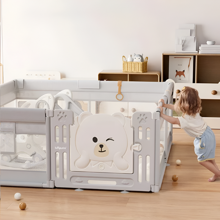 BABY PLAYPEN 150X180 – SAFE ACTIVITY CENTER & PLAY AREA WITH DOOR