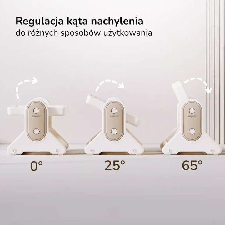 Stolik edukacyjny dla dzieci z krzesełkiem 7w1 Lumpurini Novillio – interaktywny, z tablicą i klockami