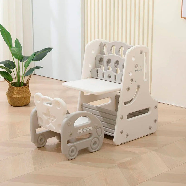MULTIFUNCTIONAL CHILDREN'S TABLE AND CHAIR SET – LEARNING AND CREATIVITY SET