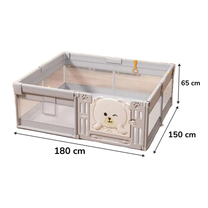 BABY PLAYPEN 150X180 – SAFE ACTIVITY CENTER & PLAY AREA WITH DOOR