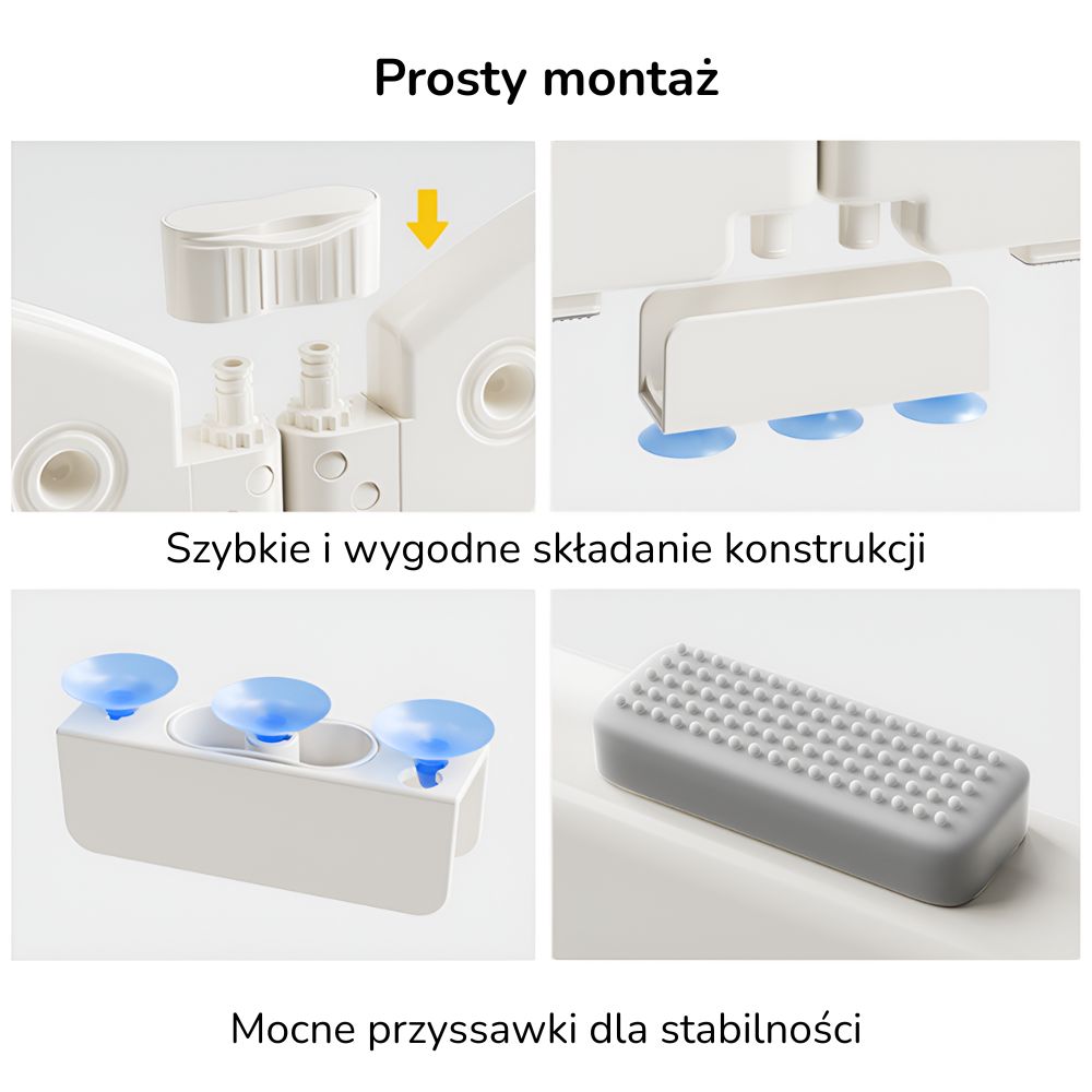 Domek do zabawy dla dzieci Lumpurini Nino Casa – domek ogrodowy z pojemnikami, stolikiem i daszkiem
