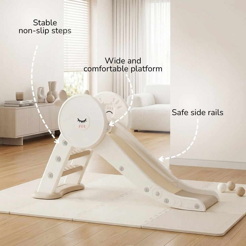 KIDS' INDOOR & GARDEN SLIDE: STURDY, FOLDABLE, AND SAFE PLAYSET
