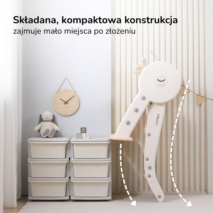 Zjeżdżalnia dla dzieci Lumpurini Pomposa – plastikowa ślizgawka ze schodkami do domu i ogrodu