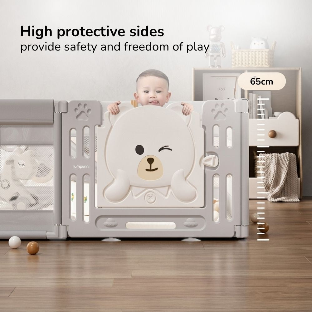 BABY PLAYPEN 120X180 – SAFE ACTIVITY CENTER & PLAY AREA WITH DOOR