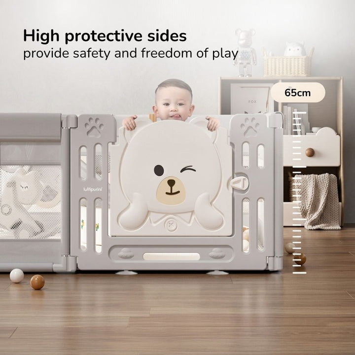 BABY PLAYPEN 120X180 – SAFE ACTIVITY CENTER & PLAY AREA WITH DOOR