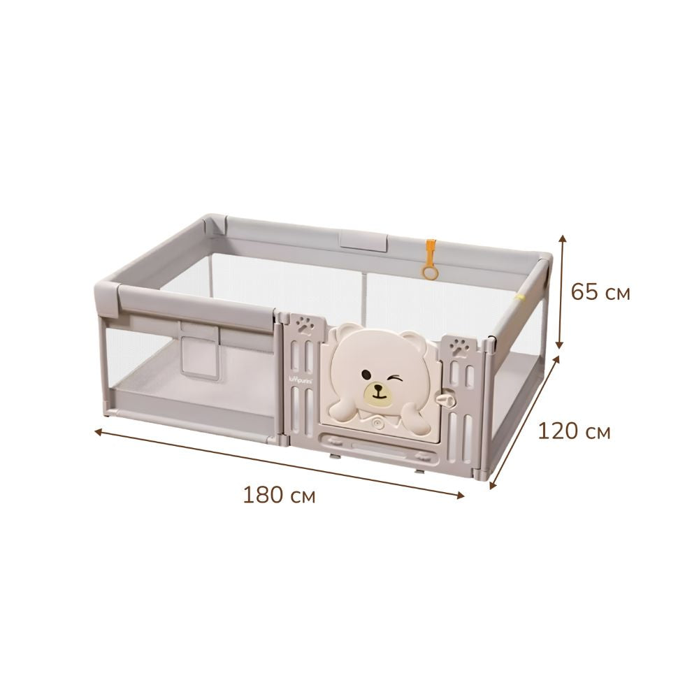 BABY PLAYPEN 120X180 – SAFE ACTIVITY CENTER & PLAY AREA WITH DOOR
