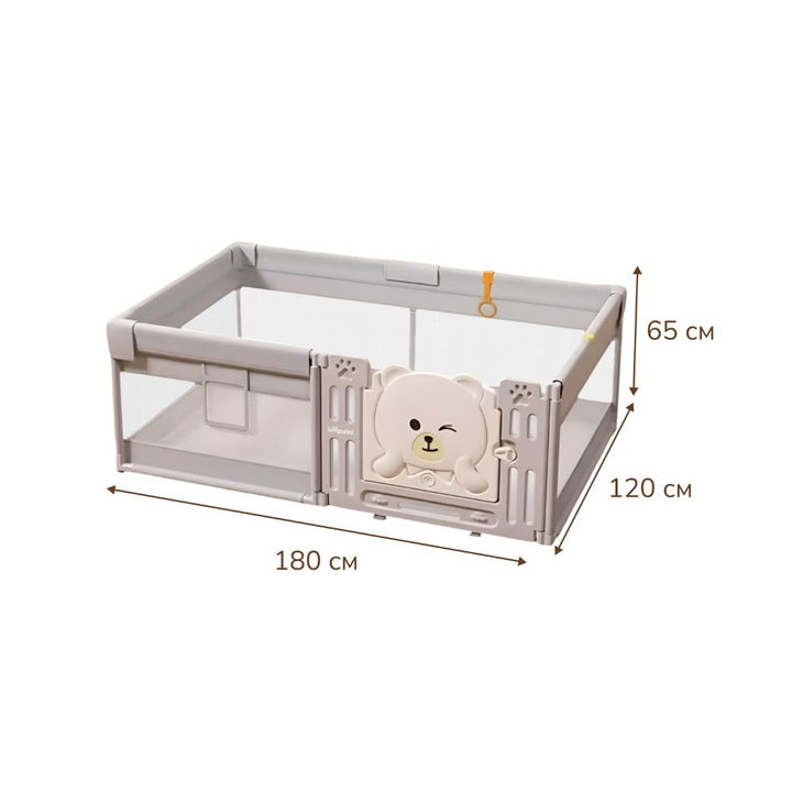 BABY PLAYPEN 120X180 – SAFE ACTIVITY CENTER & PLAY AREA WITH DOOR