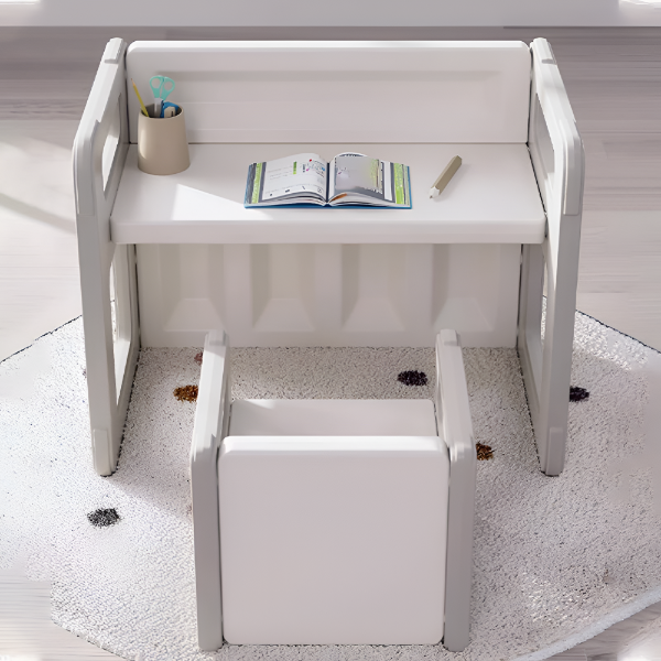 5-IN-1 CHILDREN'S TABLE AND CHAIR TRANSFORMER SET FOR STUDY AND CREATIVITY
