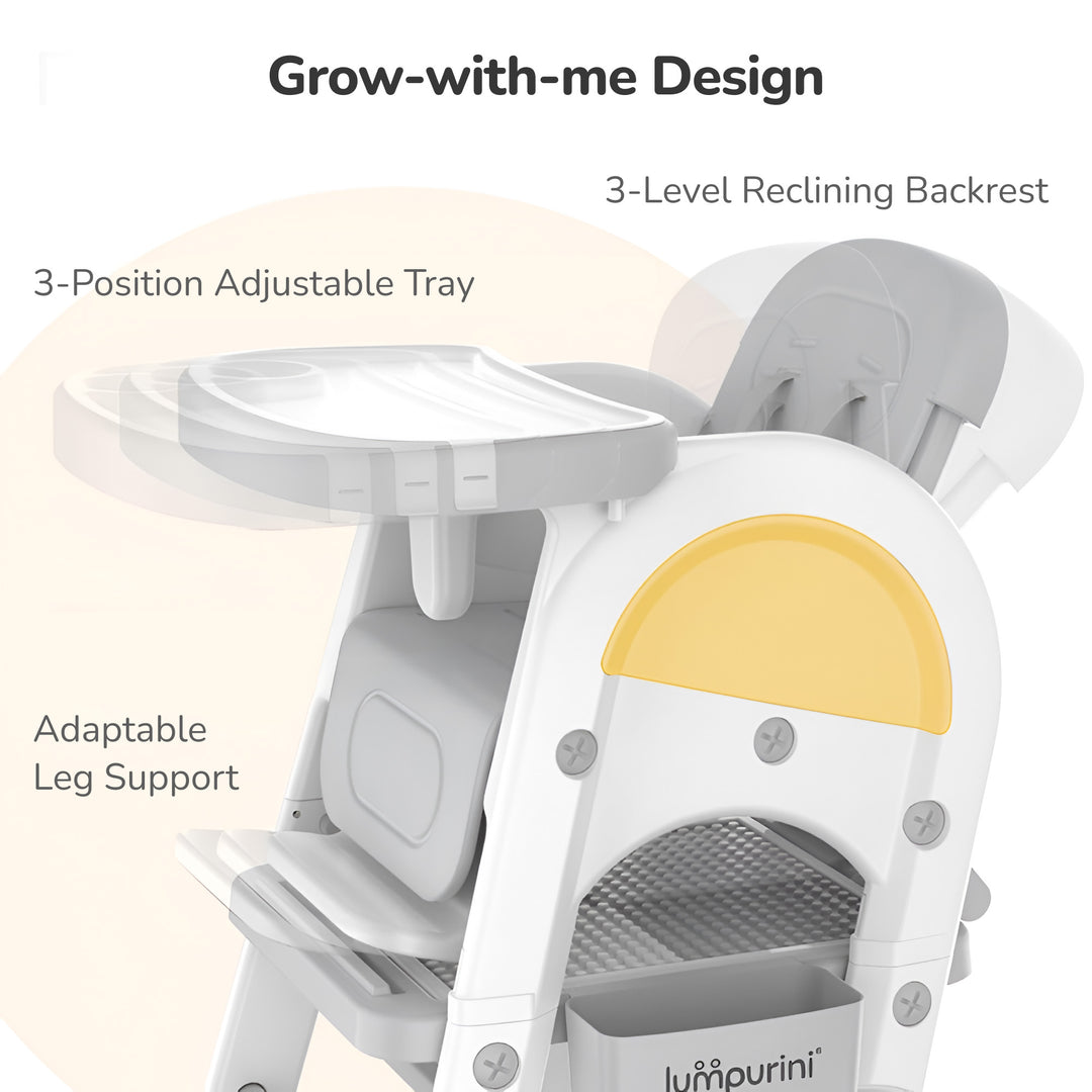 5-IN-1 CONVERTIBLE BABY HIGH CHAIR & ACTIVITY CENTER: FEEDING, LEARNING, AND CREATIVE PLAY