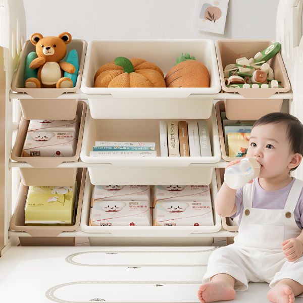 KIDS' PLAYHOUSE & ACTIVITY CENTER: INDOOR/OUTDOOR WITH STORAGE, TABLE, AND CANOPY